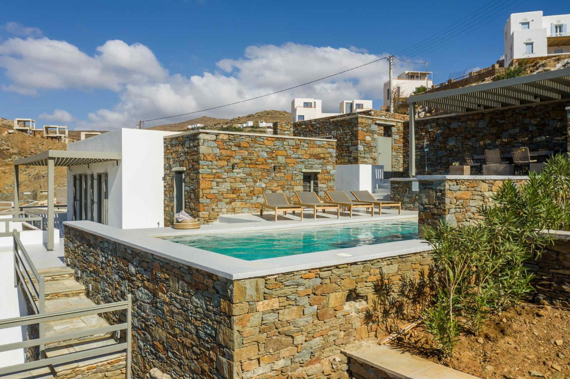 Phos Villas Tinos Agios Romanos Habitación foto